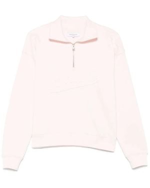 Maison Kitsuné Logo-Embossed Sweatshirt - Pink