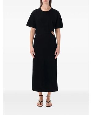 THE GARMENT Madison Cutout Midi Dress - Black