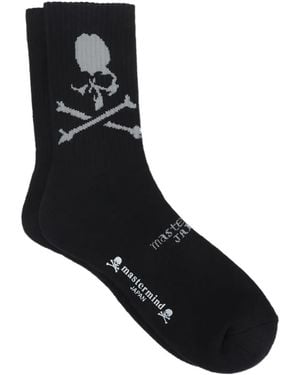 Mastermind Japan コットン靴下 - ブラック