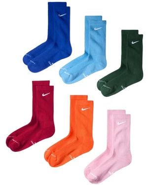 Nike Everyday Elevated Socks (Set Of Six) - Blue
