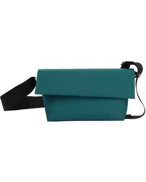 Jil Sander Medium Utility Cross Body Bag - Green