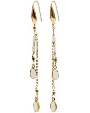 Isabel Marant Pendientes Boucle D'Oreill - Blanco