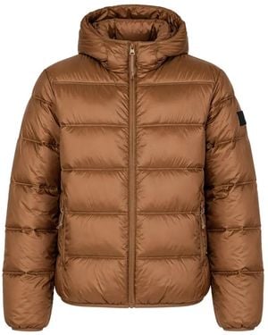 Tommy Hilfiger Quilted Padded Jacket - Brown