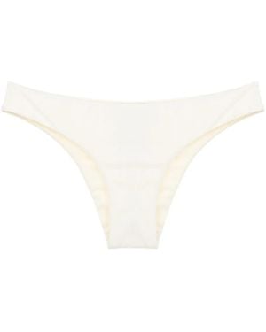 Lenny Niemeyer Slip Bikini Athletic Con Vita Media - Bianco