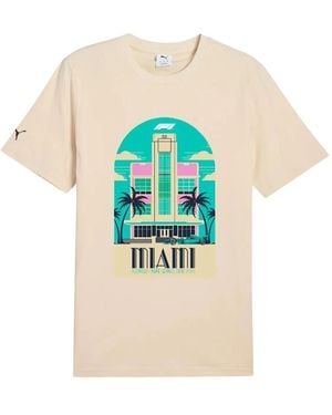 PUMA X Formula 1 Miami Cotton T-Shirt - Blue