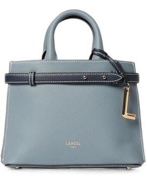 Lancel Small Faubourg Grained Handbag - Blue