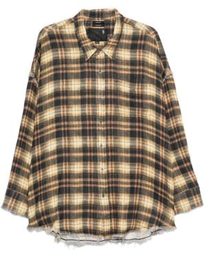 R13 Frayed-Hem Shirt - Natural