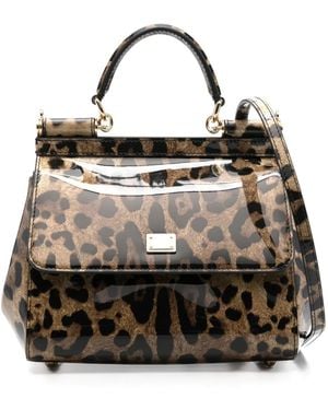Dolce & Gabbana Sicily ハンドバッグ M - ナチュラル