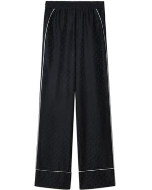 Off-White c/o Virgil Abloh Hose Im Pyjama-Stil - Blau