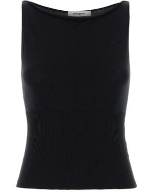 GIMAGUAS Oto Ribbed Top - Black