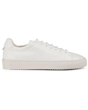 Doucal's Baskets En Cuir À Lacets - Blanc
