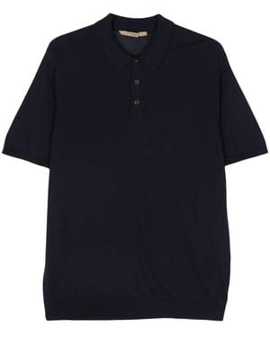 Nuur Polo De Punto Fino - Azul