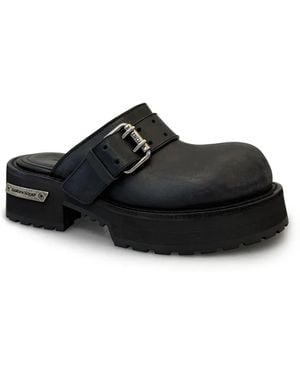 Balenciaga Mules Venom À Boucle - Black