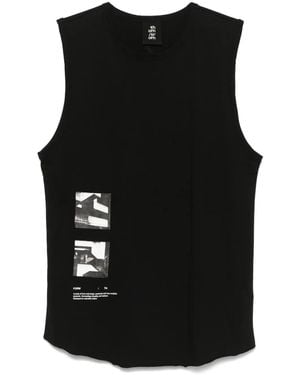 Thom Krom Patchwork-Detail Vest - Black