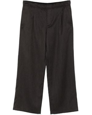 Our Legacy Pleated-Front Trousers - Black