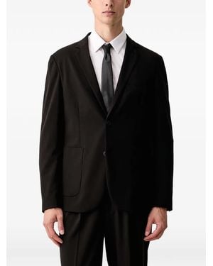 Lindbergh Single-Breasted Blazer - Black