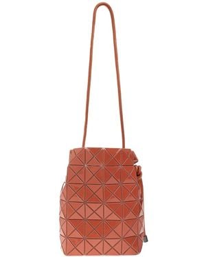 Issey Miyake Bolso Bombonera Con Motivo Geométrico - Blanco