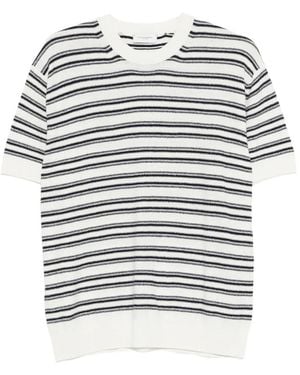 Paolo Pecora Striped T-Shirt - White