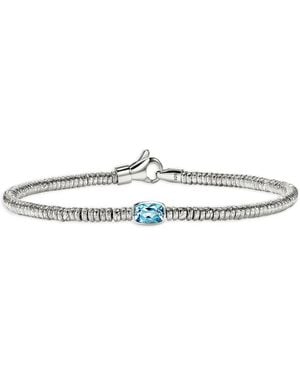John Hardy Heishi Armband Mit Blauem Topas - Weiß