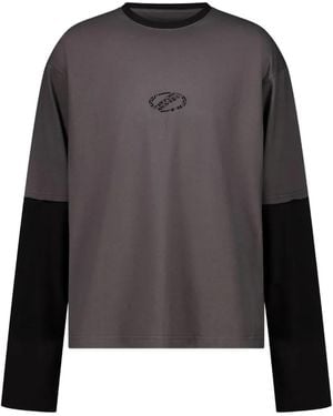 we11done Long-sleeve T-shirt - Grau