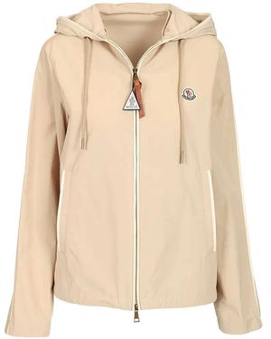 Moncler Sarracenia Hooded Jacket - Natural