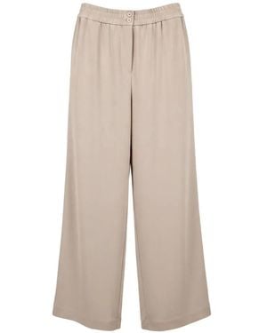 Ralph Lauren Wide-Leg Pants - Natural