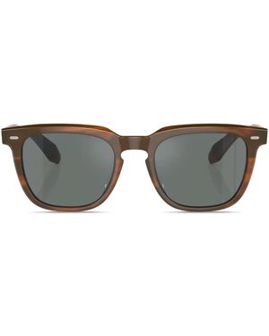 Oliver Peoples Square-Frame Sunglasses - Grey
