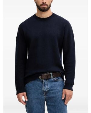 Benetton Pullover Mit Rundhalsausschnitt - Blau