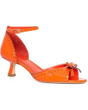 Sarah Chofakian Macaron Sandalen 55mm - Rot