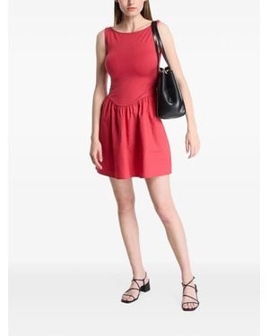 Gap Sleeveless Gathered Mini Dress