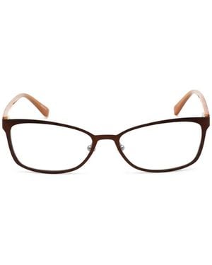 Adensco Rectangle-Frame Glasses - Natural