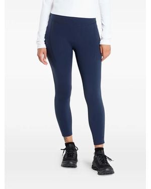 On Shoes Logo Performance Leggings - Blue