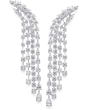 ARZANO Orecchini Chandelier Con Diamanti - Bianco