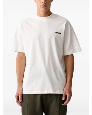 Barrow T-Shirt Met Logoprint - Wit