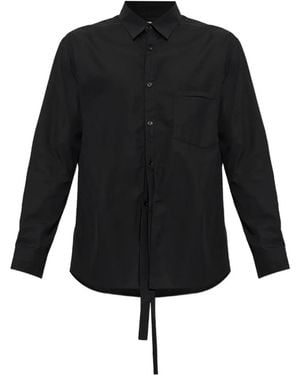 Post Archive Faction PAF Back-Slit Shirt - Black
