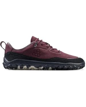 Vivobarefoot Suede-Panelled Trainers - Purple