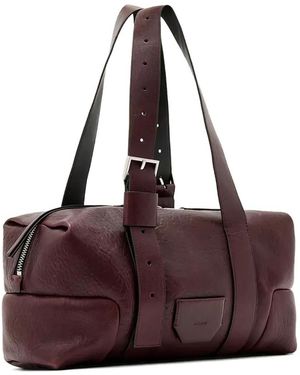 AllSaints Ares Leather Shoulder Bag - Purple