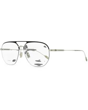 RIMOWA Gafas De Sol Con Doble Puente Y Montura Cuadrada - Blanco