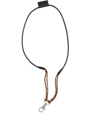 Woolrich Carabiner Cord Necklace - White