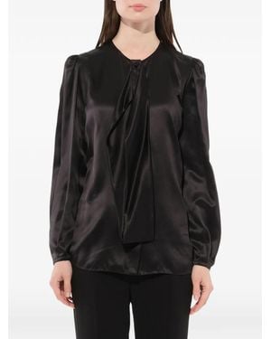 Givenchy Pleat Detail Blouse - Black
