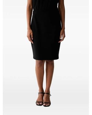 Joseph Ribkoff Elasticated-Waist Pencil Skirt - Black