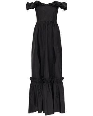 LoveShackFancy Robe Ferra - Noir