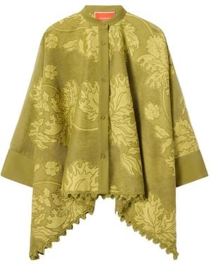 La DoubleJ Lace Foulard Shirt - Yellow