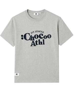 Chocoolate Graphic-Print T-Shirt - Grey