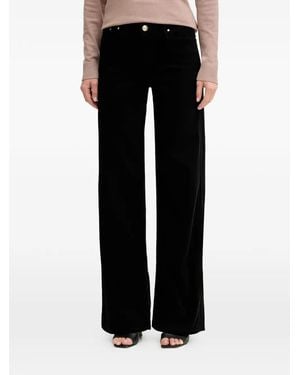 Guess Palazzo Logo Pocket Jeans - Black