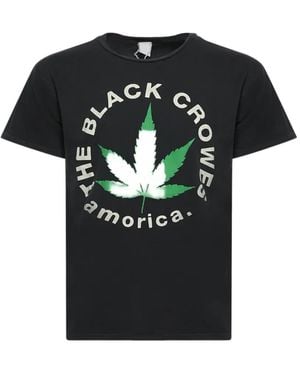 MadeWorn The Crowes Amorica Graphic-Print T-Shirt - Black