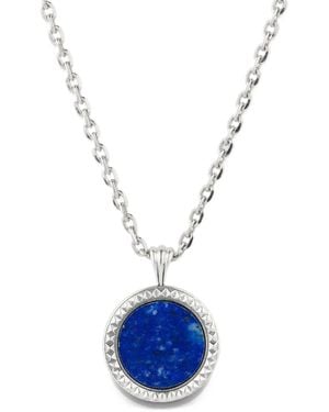 Emanuele Bicocchi Pyramid Amulet Necklace - Blue