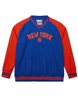 Mitchell & Ness Nylon Sweatshirt - Blue