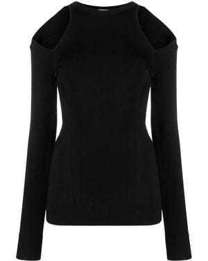 AZ FACTORY Pull À Détails De Découpes - Noir