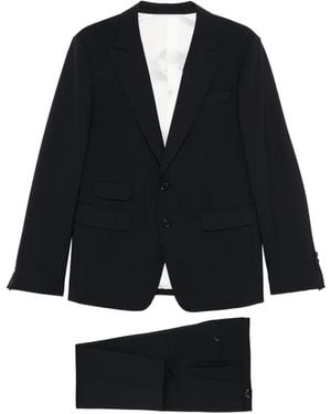 DSquared² Notched Lapel Two-Piece Suit - Black